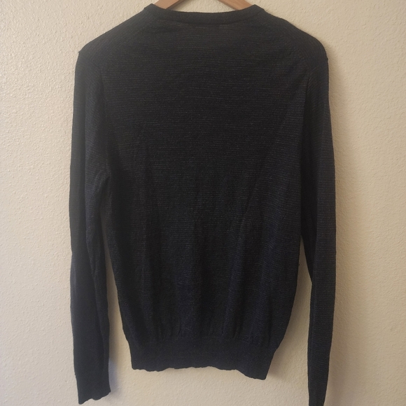 Vince Crewneck 100% Wool Striped Pullover Sweater M46166675 Mens Small - Picture 6 of 8